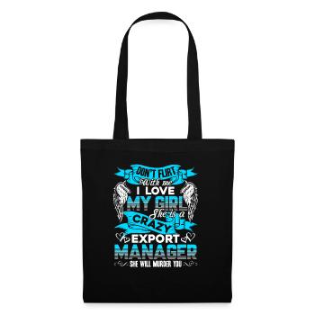 Export Manager Crazy Export Manager - Tote Bag - black - Front