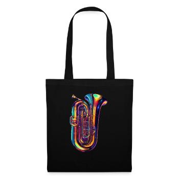 Tuba - Sac en tissu - noir - Devant
