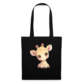 Girafes Girafe - Sac en tissu - noir - Devant