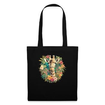 Girafes Girafe - Sac en tissu - noir - Devant