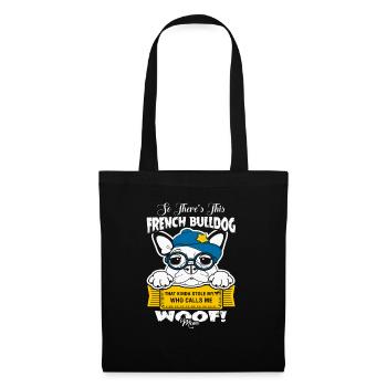 French Bulldog Calls Me Mom - Tote Bag - black - Front
