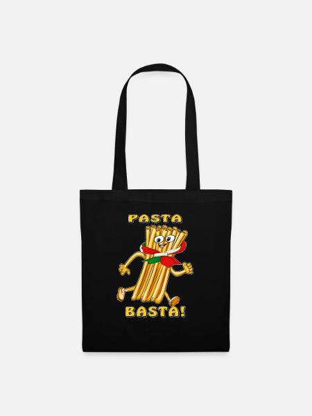 PASTA BASTA - Stoffbeutel - Schwarz
