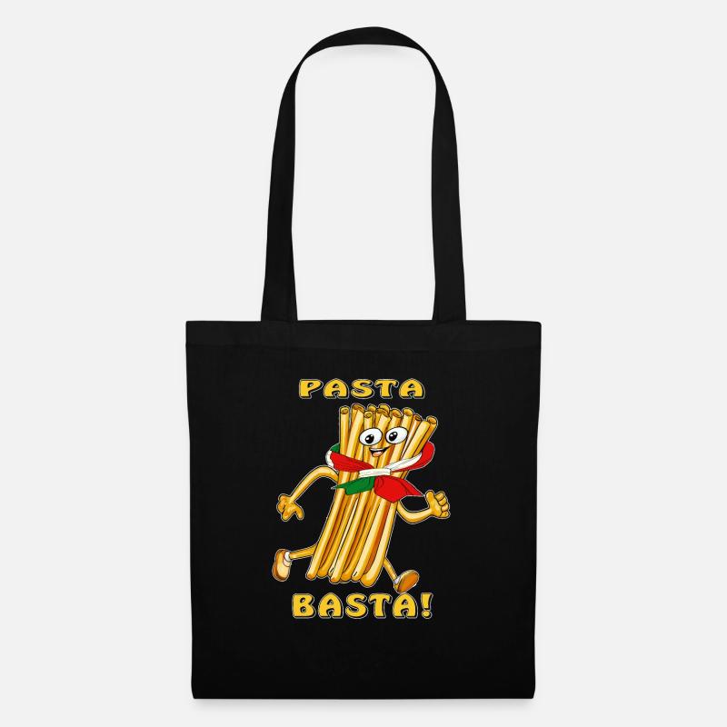 PASTA BASTA - Stoffbeutel - Schwarz