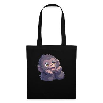 Gorilles Gorilles - Sac en tissu - noir - Devant