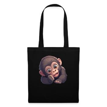 Gorilles Gorilles - Sac en tissu - noir - Devant