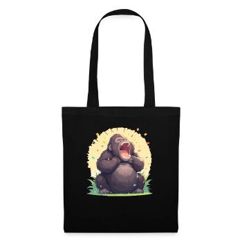 Gorilles Gorilles - Sac en tissu - noir - Devant