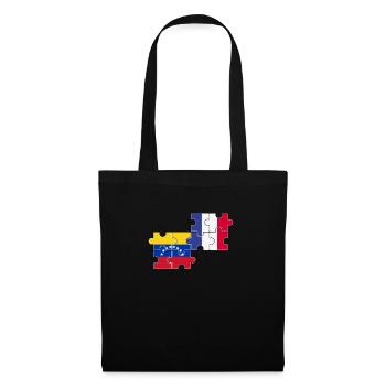 Venezuela France Flag French Venezuelans - Tote Bag - black - Front