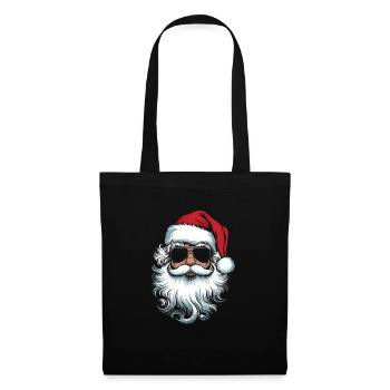 Elegant Santa Hat Beard and Shades - Tote Bag - black - Front