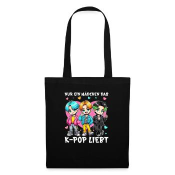 K-Pop Coréen Kpop Culture Kpop Corée du Sud Danse - Sac en tissu - noir - Devant