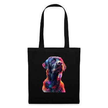 Labrador Retriever - Stoffbeutel - Schwarz - Vorne