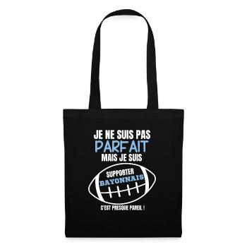 Supporter Bayonnais Rugby - Sac en tissu - noir - Devant