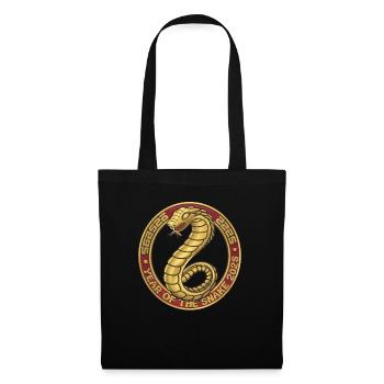 Année Chinoise 2025 Année du Serpent - Sac en tissu - noir - Devant