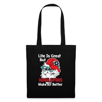 Life Is Great But Himalayan Cat Make It Better - Tote Bag - black - Front