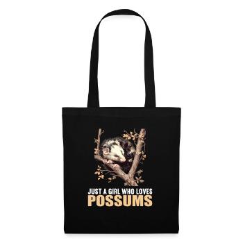 Opossum Opossums - Sac en tissu - noir - Devant