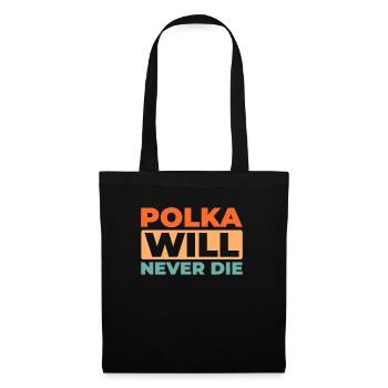 Accordéon - Sac en tissu - noir - Devant
