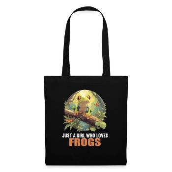 Grenouilles Grenouilles - Sac en tissu - noir - Devant
