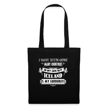 Iceland Is My Favorite - Tote Bag - black - Front