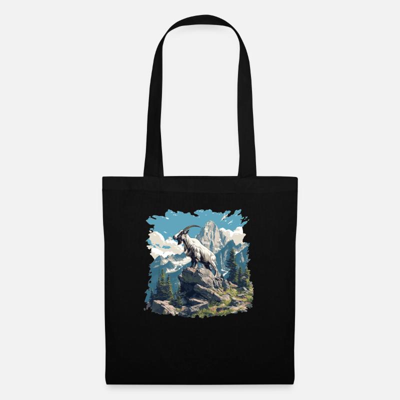 Chèvres chèvre - Sac en tissu - noir