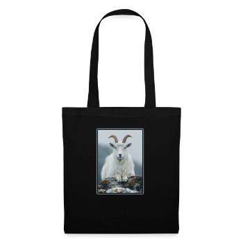 Chèvres chèvre - Sac en tissu - noir - Devant