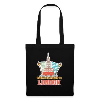 I Left My Heart In London - Tote Bag - black - Front