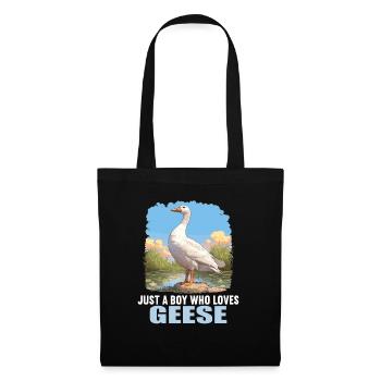 oies oies - Sac en tissu - noir - Devant