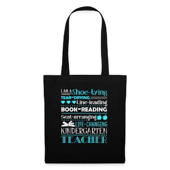Kindergarten Teacher I am A Kindergarten Teacher - Tote Bag - black - Front