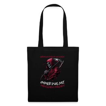 Sarcastique Grande Faucheuse Humour noir Noir - Sac en tissu - noir - Devant