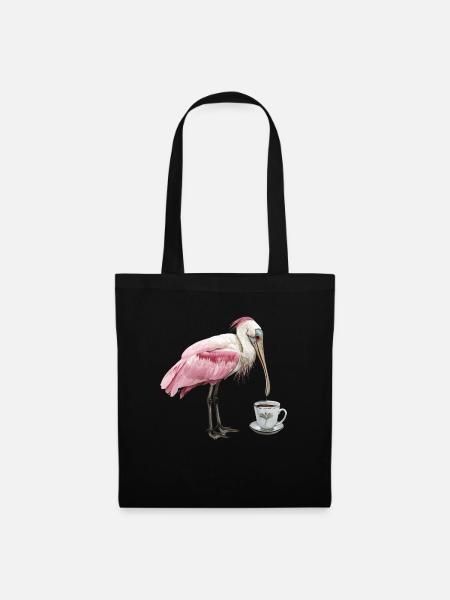 Löffel Kaffee - Stoffbeutel - Schwarz