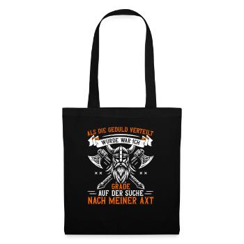 Vikings, Mythologie nordique, Dieux, Viking - Sac en tissu - noir - Devant
