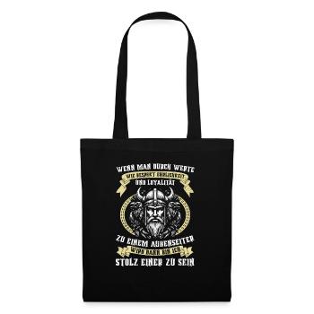 Vikings, Mythologie nordique, Dieux, Viking - Sac en tissu - noir - Devant