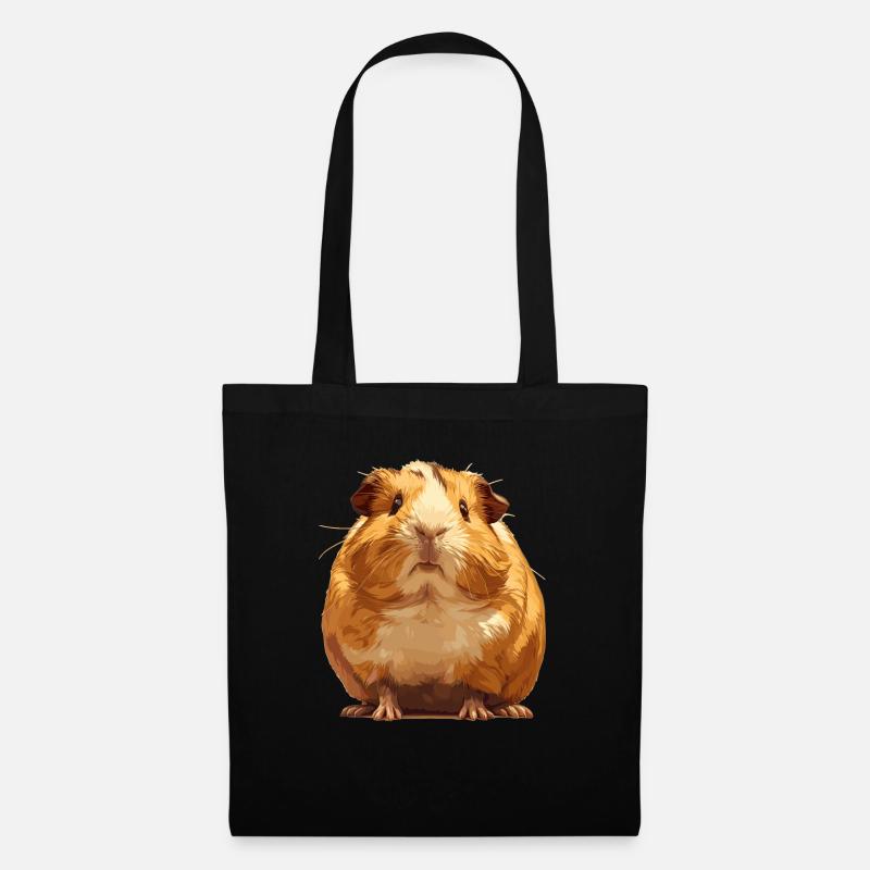 Meerschweinchen - Stoffbeutel - Schwarz