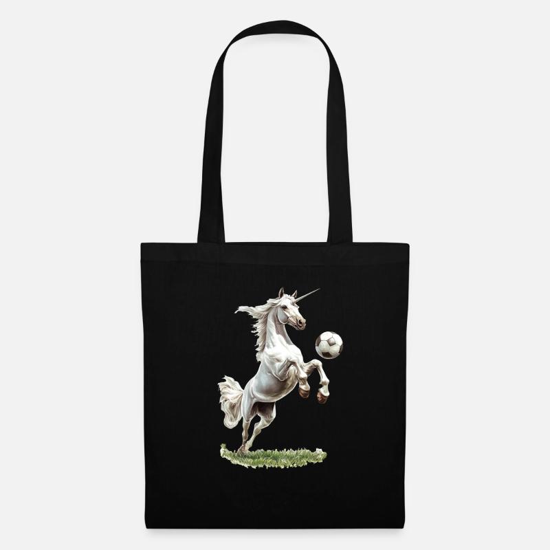 Einhorn - Stoffbeutel - Schwarz
