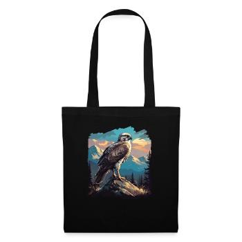 Faucon Faucon - Sac en tissu - noir - Devant