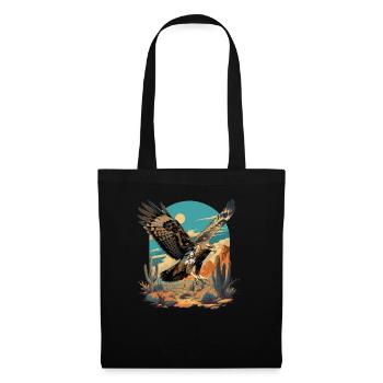 Faucon Faucon - Sac en tissu - noir - Devant