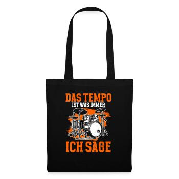 Batteur Batteur Percussion Musiciens - Sac en tissu - noir - Devant