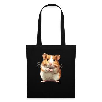 Hamster - Stoffbeutel - Schwarz - Vorne