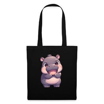 Hippopotamus Hippopotamus - Tote Bag - black - Front