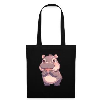 Hippopotamus Hippopotamus - Tote Bag - black - Front