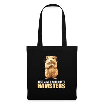 Hamster - Tote Bag - black - Front