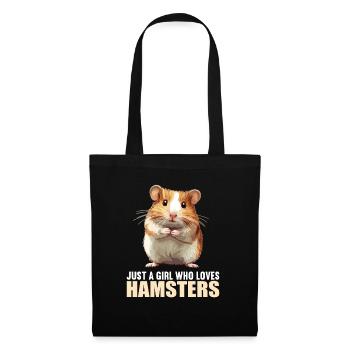 Hamster - Tote Bag - black - Front