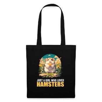 Hamster - Tote Bag - black - Front