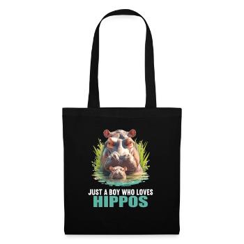 Hippopotamus Hippopotamus - Tote Bag - black - Front