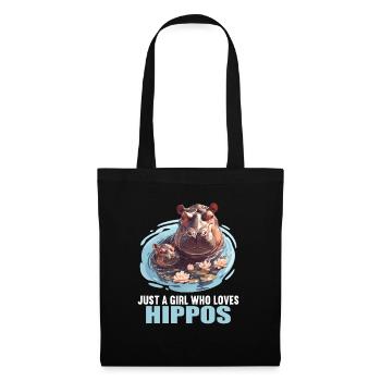 Hippopotamus Hippopotamus - Tote Bag - black - Front