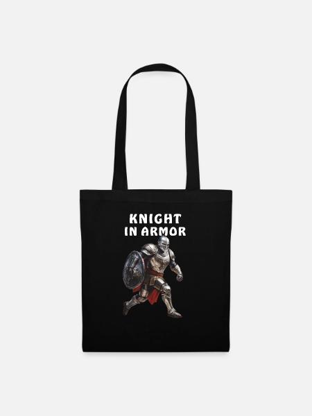 KNIGHT IN ARMOR - Stoffbeutel - Schwarz