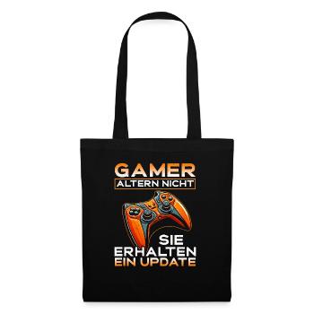 Jeux Gamer Gamer Lecteur vidéo Console PC Jeux - Sac en tissu - noir - Devant