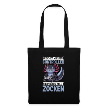 Il me tend la manette que le roi veut jouer - Sac en tissu - noir - Devant