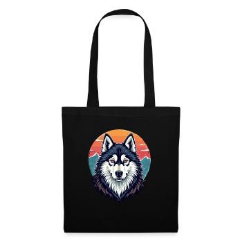 Husky for a Dog Owner, Husky Dog - Tote Bag - black - Front