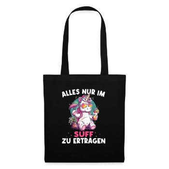 Colorful Refreshing Cocktail Unicorn - Tote Bag - black - Front