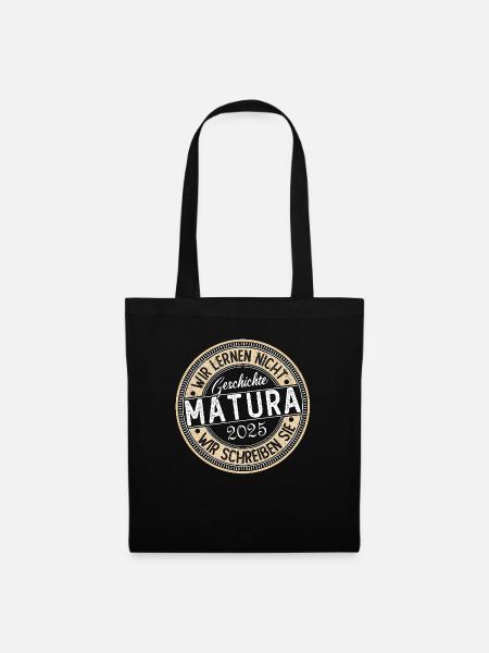 Matura 2024 Maturanten Matura Abschluss Geschenk - Stoffbeutel - Schwarz