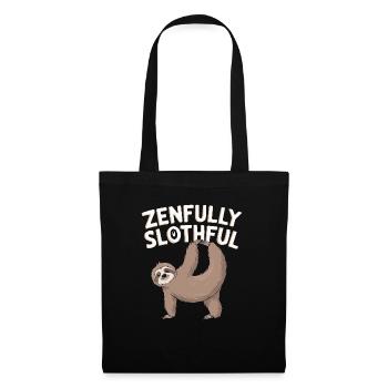 Lazy Sloth Yoga Zen Meditation Yoga Instructor - Tote Bag - black - Front
